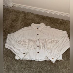 cropped denim jacket